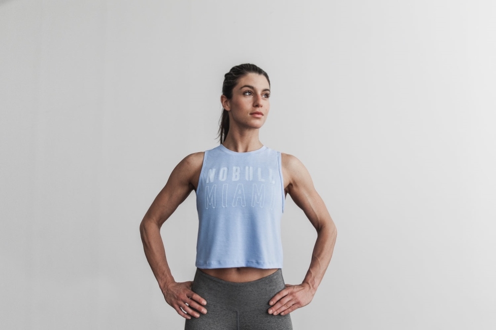 nobull_e383ace38387e382a3e383bce382b9_e3839ee38383e382b9e383abe382bfe383b3e382af_e3839ee382a4e382a2e3839f_e38396e383abe383b.jpg Nobull レディース マッスルタンク (マイアミ) ブルー - 画像 (1)