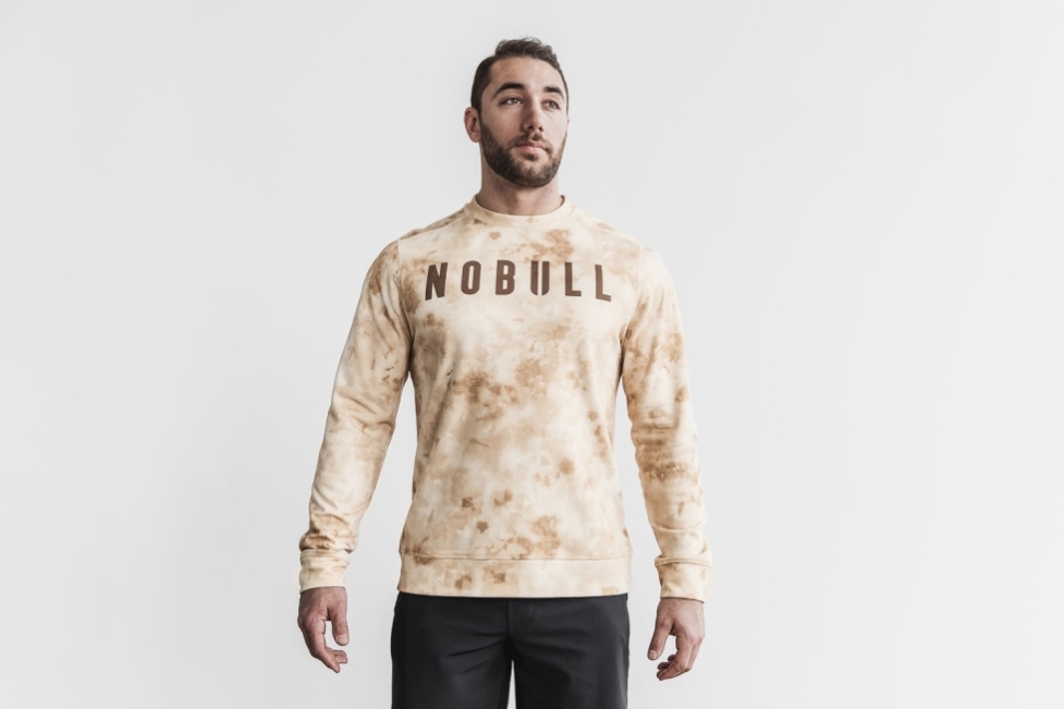 nobulle383a1e383b3e382bae382afe383abe383bce382b9e382a6e382a7e38383e38388e382b7e383a3e38384efbc88e382bfe382a4e38380e382a4ef.jpg Nobullメンズクルースウェットシャツ(タイダイ)アイボリー - 画像 (1)