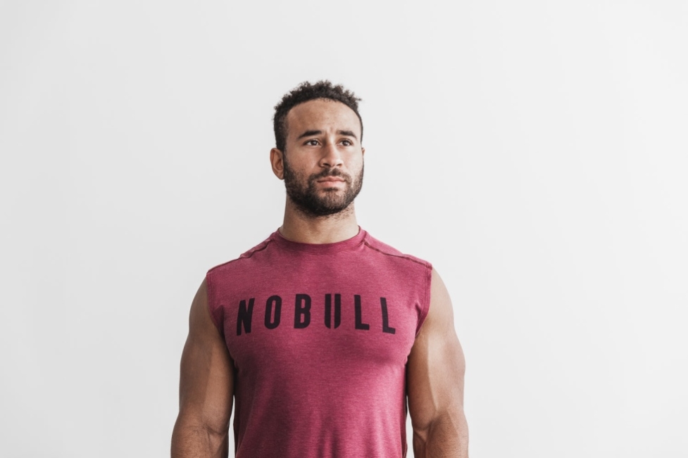nobulle383a1e383b3e382bae3838ee383bce382b9e383aae383bce38396te382b7e383a3e38384efbc88e382afe383a9e382b7e38383e382afe382abe.jpg NobullメンズノースリーブTシャツ(クラシックカラー)ワイン - 画像 (1)
