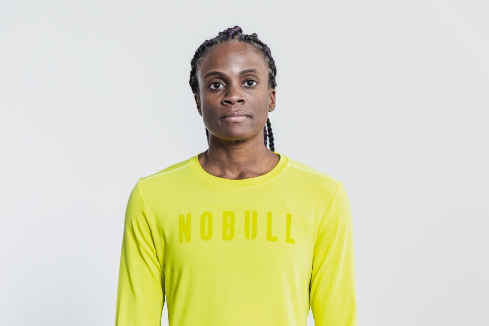 nobulle383ace38387e382a3e383bce382b9e383ade383b3e382b0e382b9e383aae383bce38396e38386e382a3e383bcefbc88e3838de382aae383b3ef.jpg Nobullレディースロングスリーブティー(ネオン)イエロー - 画像 (1)