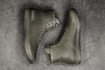 ノブル メンズ ハイトップ レザー トレーナー モス - 画像 (5)
