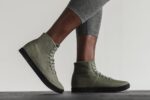 ノブル レディース ハイトップ キャンバス トレーナー アイビー - 画像 (7)