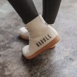 ノブル レディース ハイトップ トレーナー アイボリー