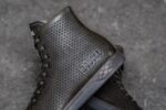 ノブル レディース ハイトップ レザー トレーナー オリーブ - 画像 (4)