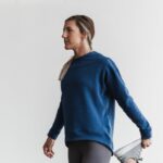 ノブル レディース パフォーマンス クルー スウェットシャツ スチール