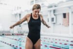 ノブルレディースワンピース水着ブラック