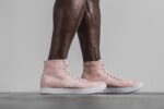 ノーブル メンズ ハイトップ キャンバス トレーナー ローズ - 画像 (2)