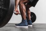 ノーブル メンズ ハイトップ キャンバス トレーナー ネイビー - 画像 (7)