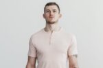 ノーブル メンズ ライトウェイト ヘンリー Tシャツ ダスティ