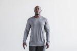 ノーブル メンズ ライトウェイト ロングスリーブ Tシャツ ダーク - 画像 (2)