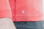 ノーブル メンズ ロングスリーブ Tシャツ レッド - 画像 (2)