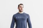 ノーブル メンズ ロングスリーブTシャツ ネイビー - 画像 (3)