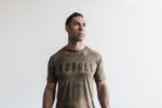 ノーブル メンズ Tシャツ (カモ) アーミー