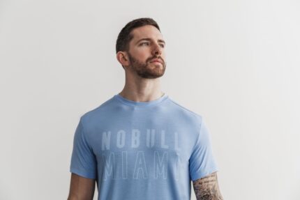ノーブル メンズ Tシャツ (マイアミ) ブルー