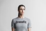 ノーブル レディース クロスフィット Tシャツ グレー - 画像 (2)