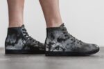 ノーブル レディース ハイトップ キャンバス トレーナー ダーク クラウド タイダイ - 画像 (2)
