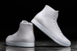 ノーブル レディース ハイトップ キャンバス トレーナー ホワイト - 画像 (3)