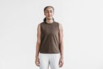 ノーブル レディース ヘビーウェイト ノースリーブ Tシャツ エスプレッソ