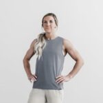 ノーブル レディース ライトウェイト ノースリーブ Tシャツ ダーク