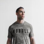 ノーブルメンズTシャツ（迷彩）グレー