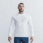 Nobull メンズ ウォダパルーザ クルー スウェットシャツ ホワイト