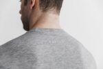 Nobull メンズ クロスフィット ロングスリーブ Tシャツ グレー - 画像 (2)