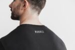 Nobull メンズ クロスフィット ロングスリーブ Tシャツ ブラック - 画像 (2)