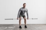 Nobull メンズ クロスフィット ロングスリーブ Tシャツ グレー