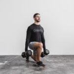 Nobull メンズ クロスフィット ロングスリーブ Tシャツ ブラック