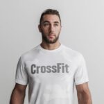 Nobull メンズ クロスフィット Tシャツ (カモ) ホワイト
