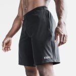 Nobull メンズ ストレッチ ウーブン ショート 9" ブラック