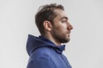 Nobull メンズ パフォーマンス ジップアップ パーカー ディープネイビー - 画像 (4)