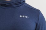 Nobull メンズ パフォーマンス プルオーバー パーカー ディープネイビー - 画像 (3)