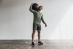 Nobull メンズ ライトウェイト テクスチャード ロングスリーブ Tシャツ (カモ) アーミー