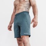 Nobull メンズ ライトウェイト ニット ショート 9" ティール