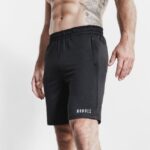 Nobull メンズ ライトウェイト ニット ショート 9" ブラック