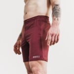 Nobull メンズ ライトウェイト ニット ショート 9" ワイン