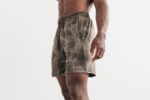 Nobull メンズ ライトウェイト ニット ショートパンツ 7" (コンチネンタル カモ) ロック