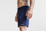 Nobull メンズ ライトウェイト ニット ショートパンツ 7インチ ネイビー