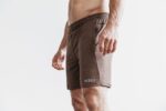 Nobull メンズ ライトウェイト ニット ショートパンツ 7インチ ブラウン
