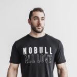 Nobull メンズ Tシャツ (オールラブ) ブラック