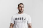 Nobull メンズ Tシャツ (オールラブ) ホワイト - 画像 (3)