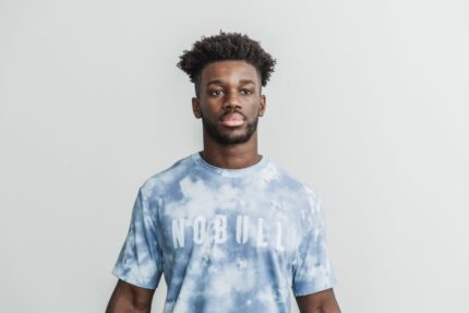 Nobull メンズ Tシャツ（タイダイ） アイス