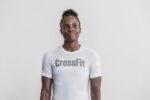 Nobull レディース クロスフィット Tシャツ (カモ) ホワイト