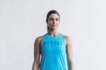 Nobull レディース ハイネックタンクトップ (ネオン) ブルー - 画像 (3)