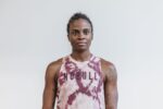 Nobull レディース ハイネックタンクトップ（タイダイ） ダスティ