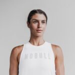 Nobull レディース ハイネックタンクトップ（定番カラー） ホワイト