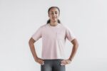 Nobull レディース ヘビーウェイト ポケット ボクシー Tシャツ ダスティ