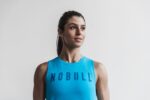 Nobull レディース マッスルタンク (ネオン) ブルー - 画像 (2)