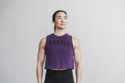 Nobull レディース マッスルタンク (明るい色) パープル